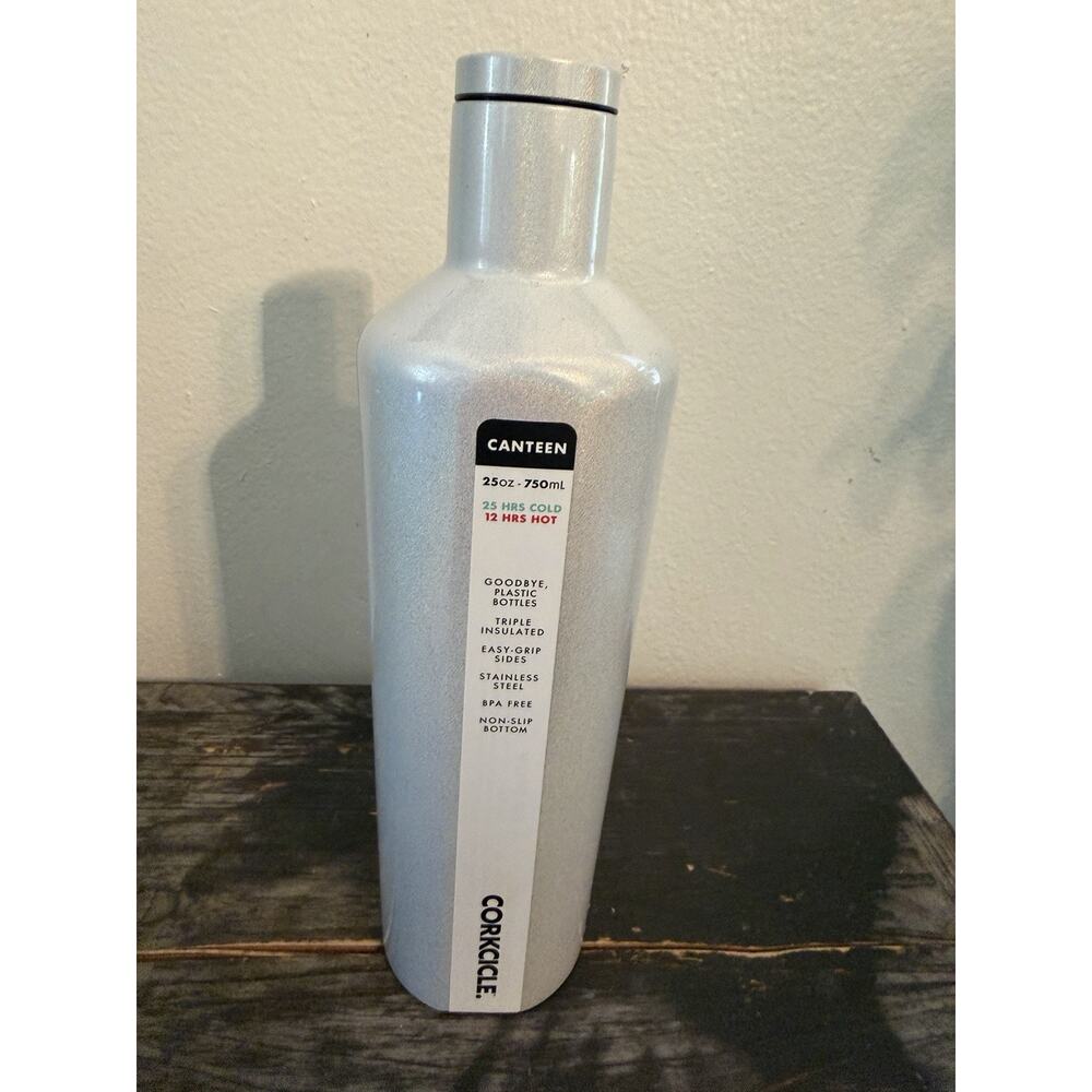 Corkcicle 25oz Canteen Sparkle Unicorn Magic Insulated Water Bottle 750mL NEW